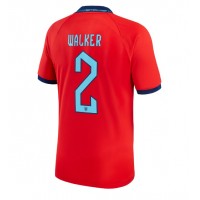 Echipament fotbal Anglia Kyle Walker #2 Tricou Deplasare Mondial 2022 maneca scurta